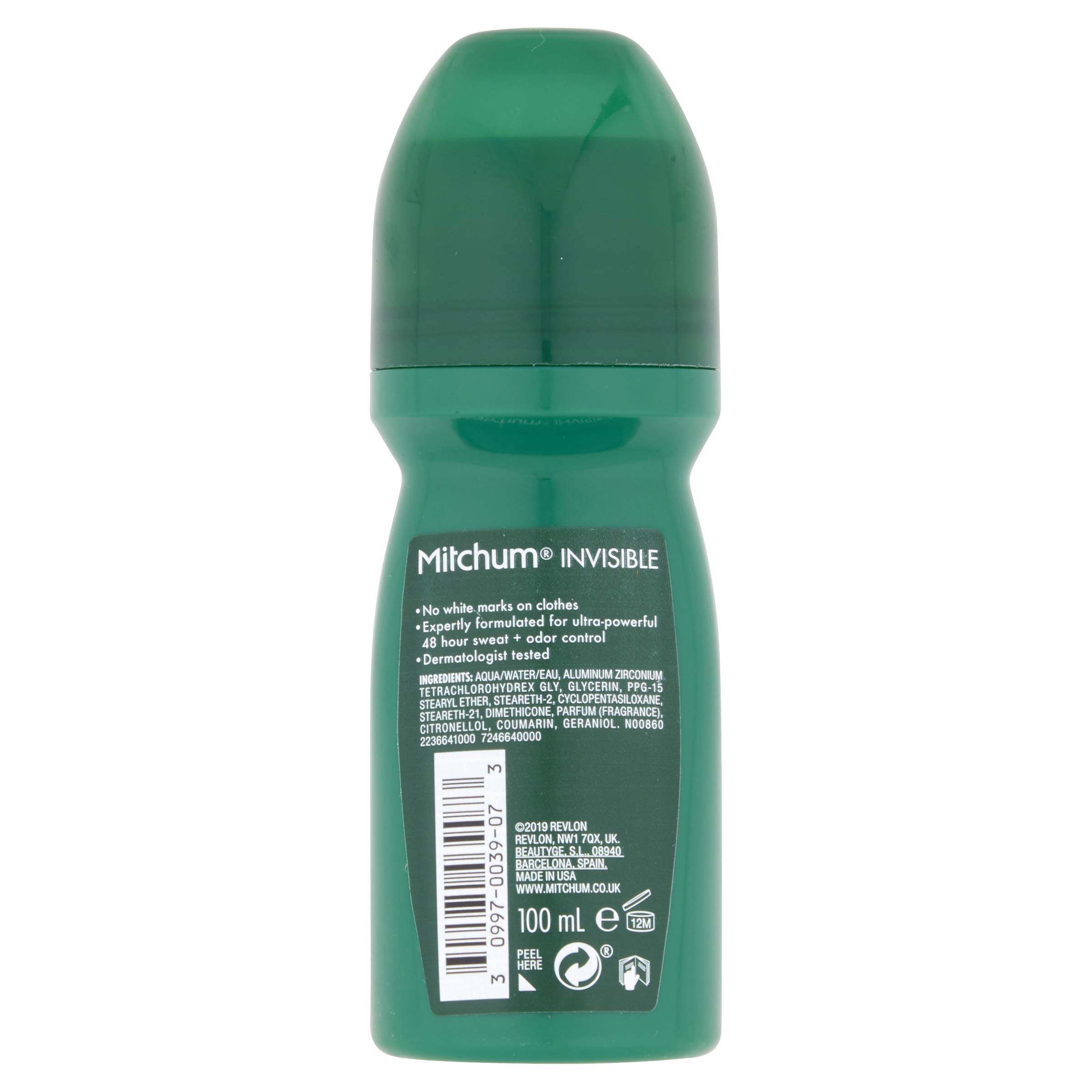 Mitchum Invisible Men 48HR Protection Roll On Deodorant & Anti