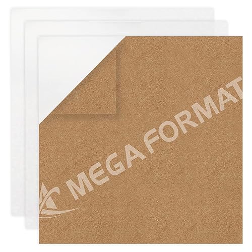 Hoja acrílica esmerilada, hojas de plexiglás de 14 de pulgada de grosor, 14 x 14 pulgadas con papel protector, panel acrílico fundido, tablero de