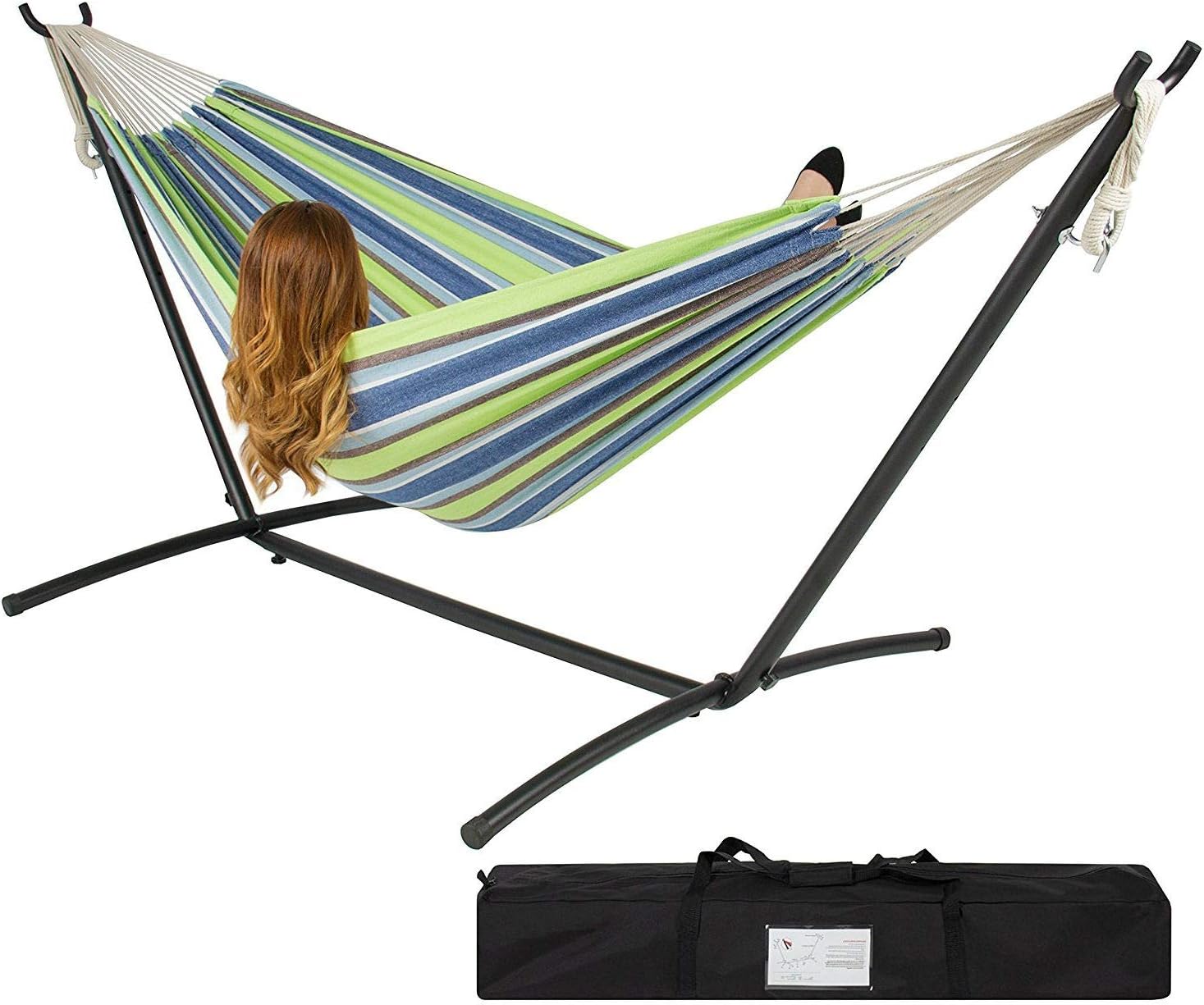 Hammock Blue Green Stripe