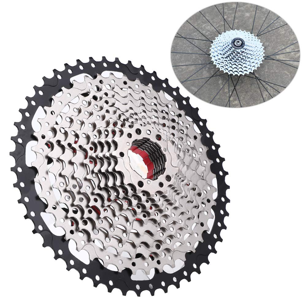 Pignone per Bici a Ruota Libera in Acciaio, 9/10/11/12 velocità 32/36/42/46T Cassetta a Ruota Libera per Bici da Strada Accessori per la Sostituzione della Bicicletta