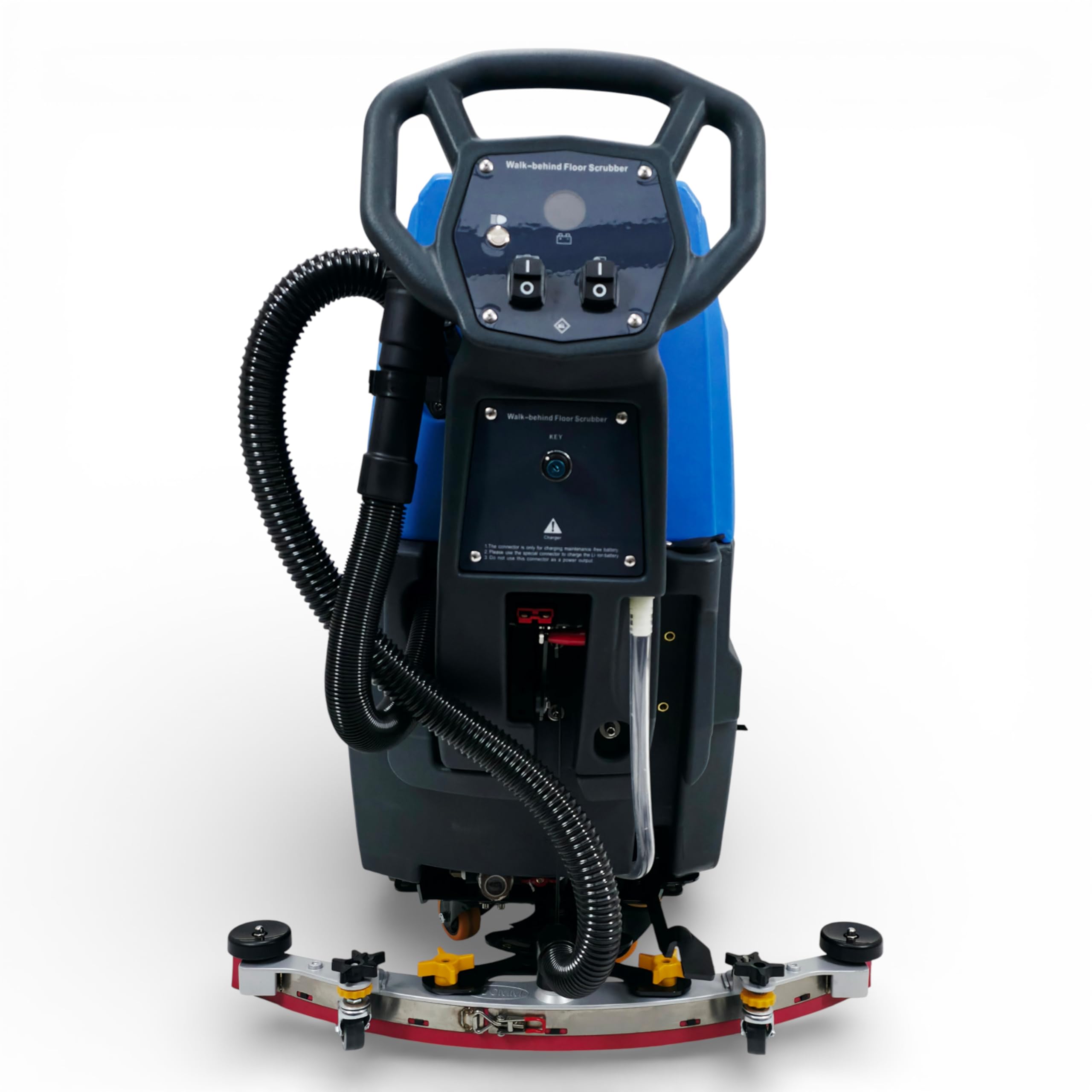 DeTec. DT-FS1 - Máquina de limpieza de suelos con batería de iones de litio de 24 V, ancho de trabajo de 53 cm, limpieza de suelos comerciales, 134 kg, 55 l, depósito de agua fresca
