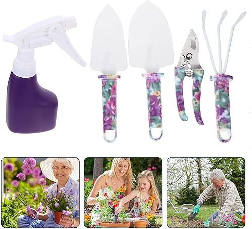 Miniatura 2 de Luxshiny Multifunctional Gardening Tool with Storage Box Planting and Transplanting Kit for Growing Plants Pointed Shovel and Rake Portable Outdoor