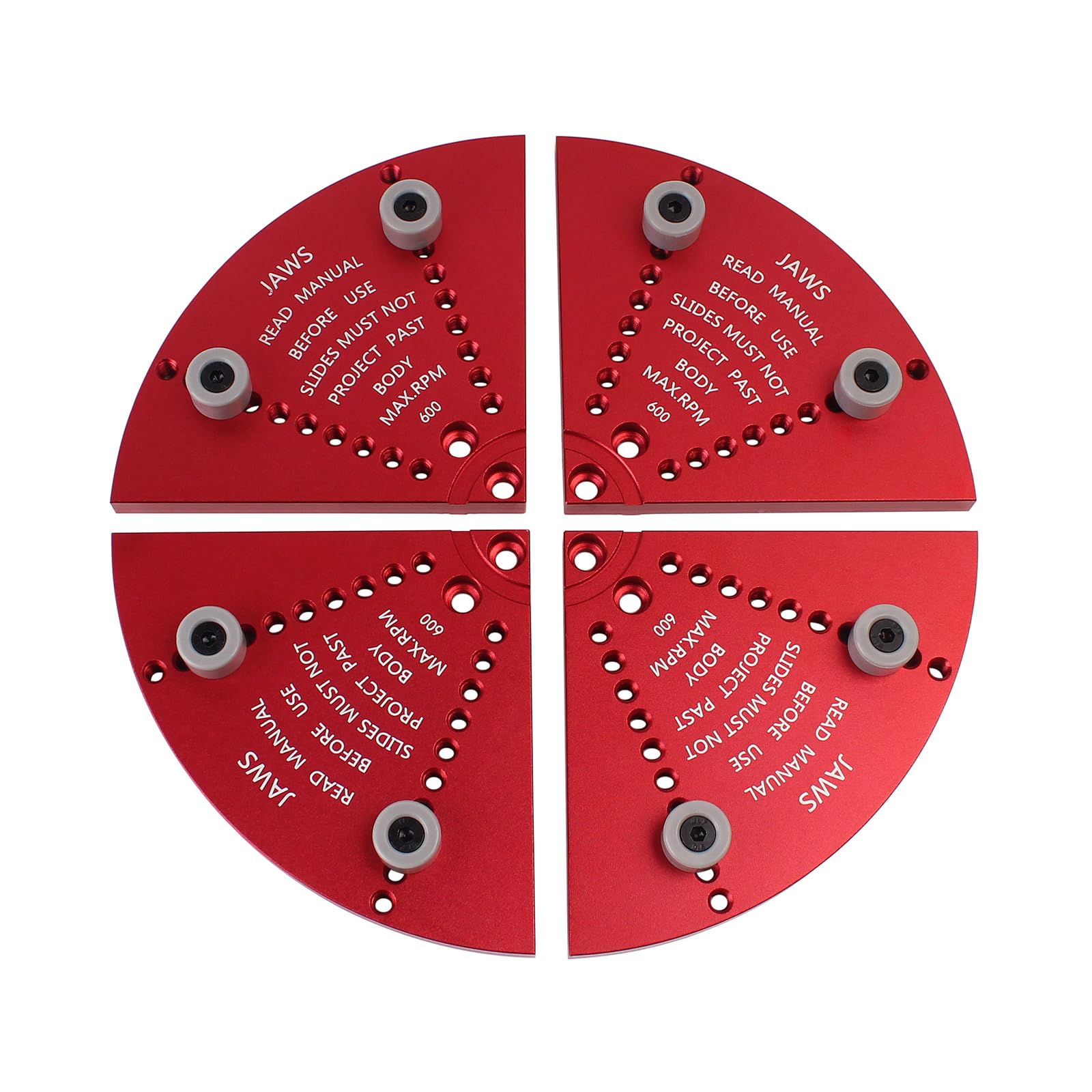 254mm Flach Backenfutter Drechselbank, Aluminium Holz Drehmaschine Chuck, kompatibel mit den meisten Standard-Drehfuttern für das Drechseln, Veredeln und Polieren von Schalenböden