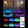 Live Streaming Spin Camera Booth, Party 360 Degree Photo Booth Machine, APP Remote Control, Ring Light Selfie Holder, Automatic Slow Motion for Wedding, Increase Fame