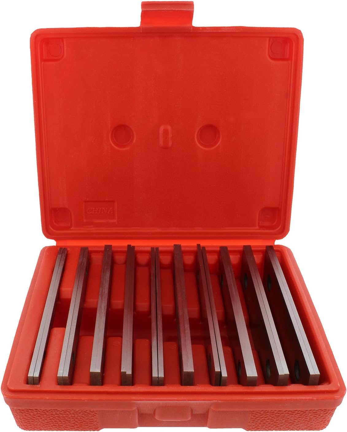 ABN Machinist Thin Parallel Bars 20-Piece Tool Set 1/8in x 6in – Straightedge Bar Blocks – 1/2in to 1-5/8in Block Pairs