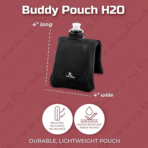 Miniatura 6 de Estuche de sujeción magnética para hidratación personal Buddy Pouch H2O Altamente calificado Sin correa ni broche 4 pulgadas (largo) x 4 pulgadas