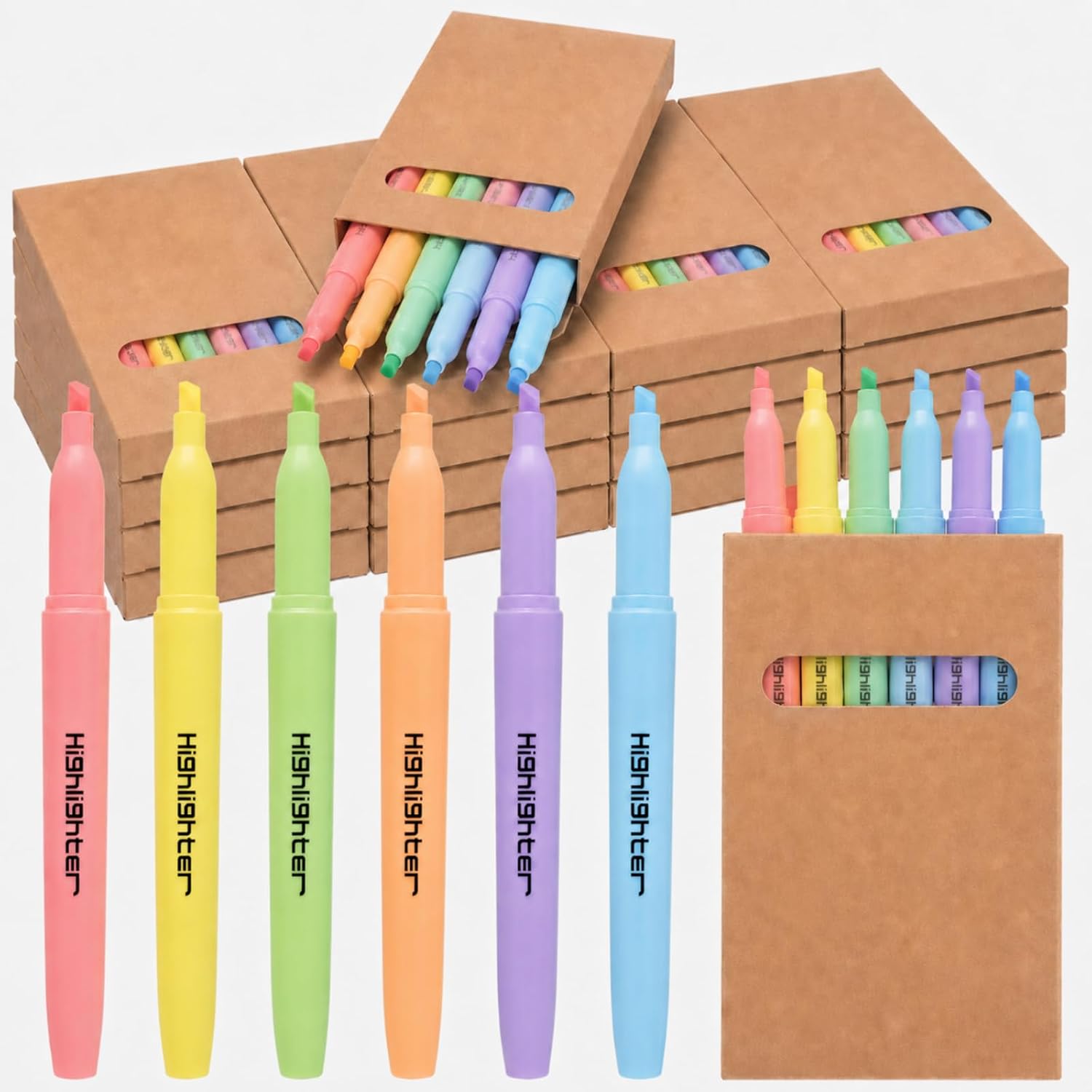 180 Pcs Bulk Bible Highlighters No Bleed Through 6 Assorted Colors