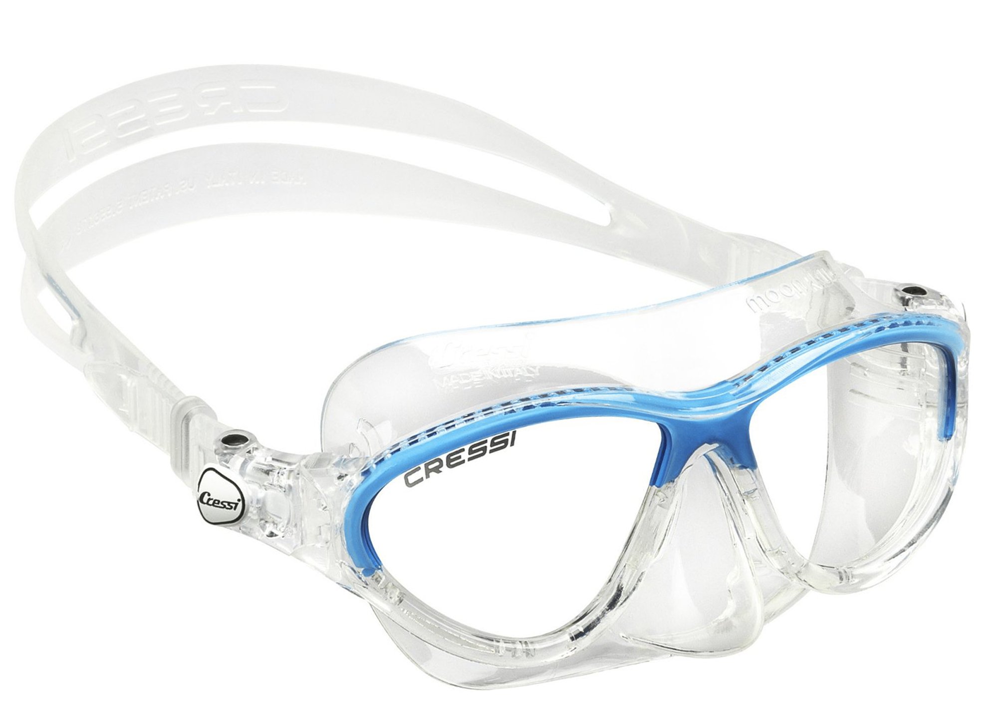 Cressi Moon Kid Unisex Tauchmaske + Schnorchel Min Dry