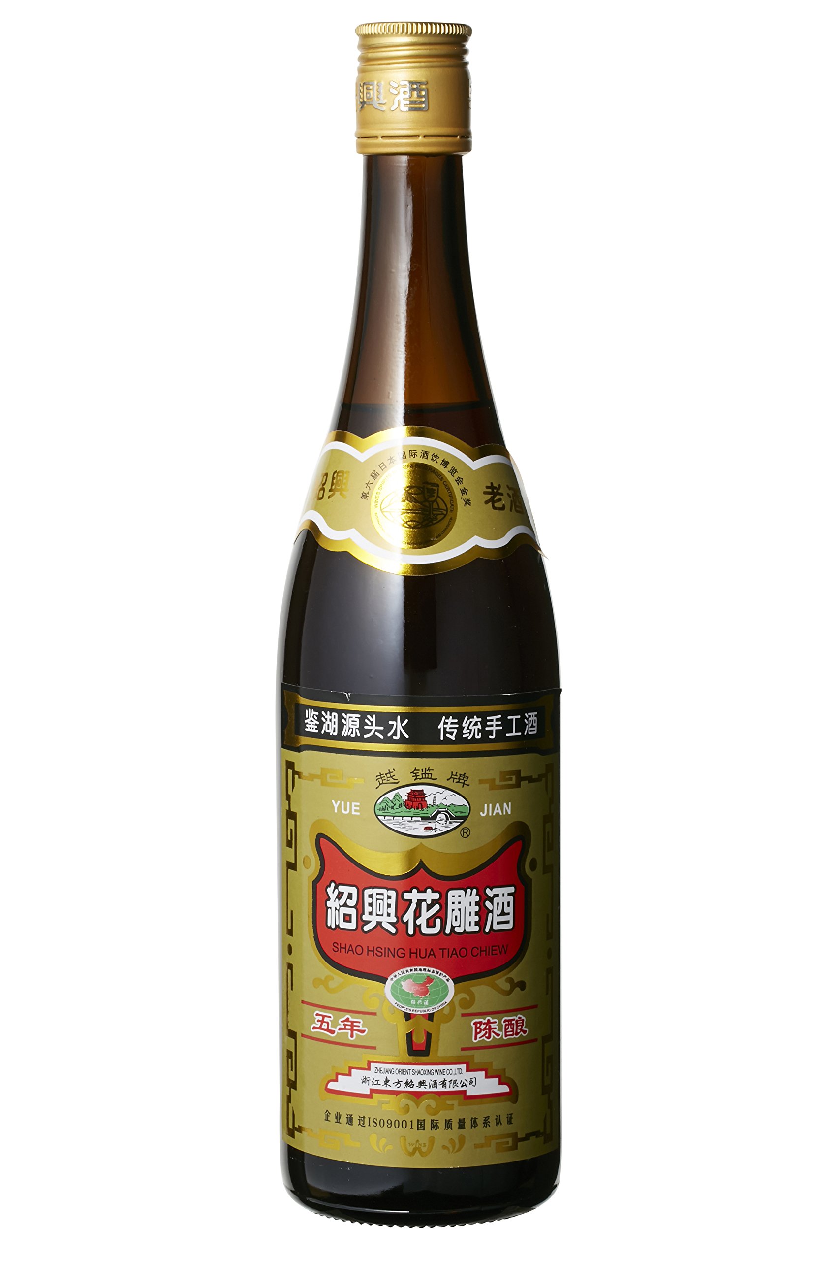 Amazon.co.jp: 紹興酒 越鑑牌 花雕 陳五年 640ml : 食品・飲料・お酒