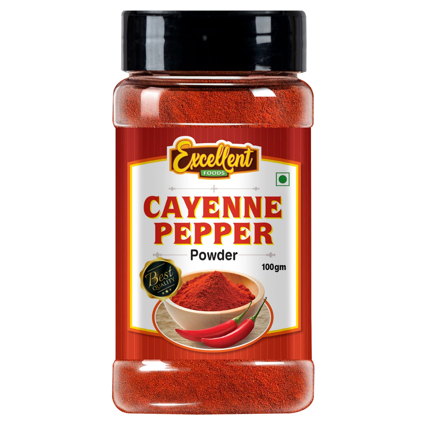 Excellent Foods - Cayenne Pepper Powder, 100gm