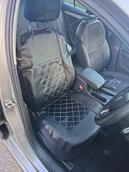 Full Set Of Furry Leopard Print Car Seat Covers - Fits Most Cars