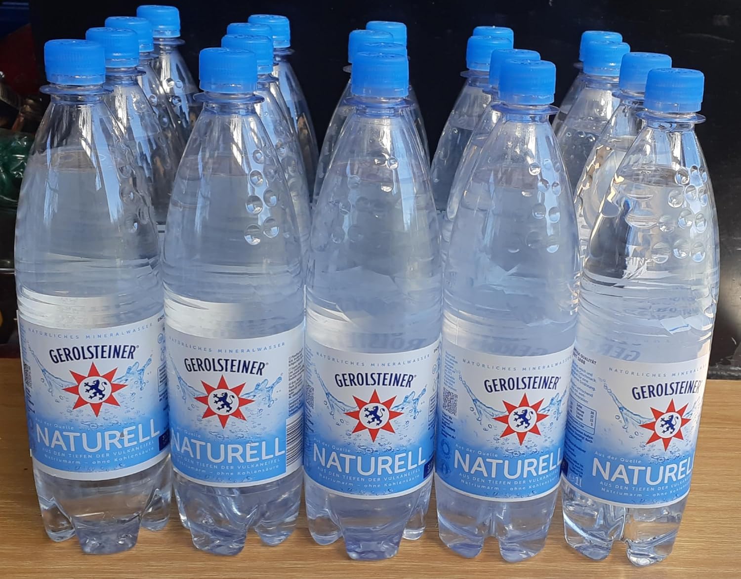 Gerolsteiner Naturell Mineralwasser, 20 x 1L Flaschen, inkl. Mehrweg Pfand
