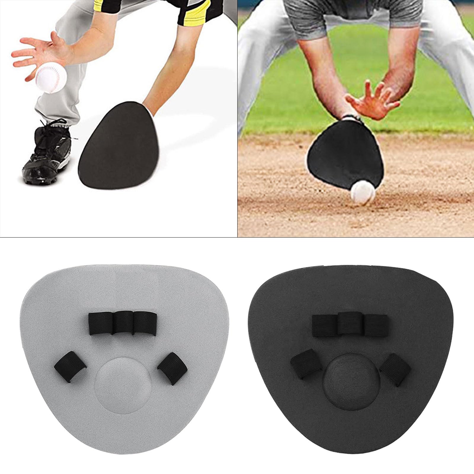 COOLHOOD Baseball Training Glove Foam Fielding Trainer Infield Training Gloves for Quick Hands Batting Training Easy to Use