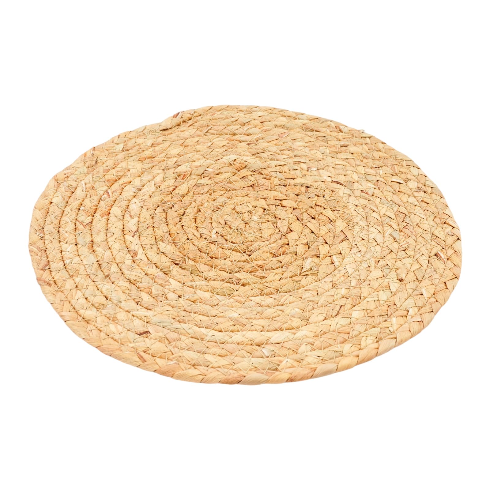 Set di 60 tovagliette rotonde, rotonde, 30 cm, intrecciate, colore naturale