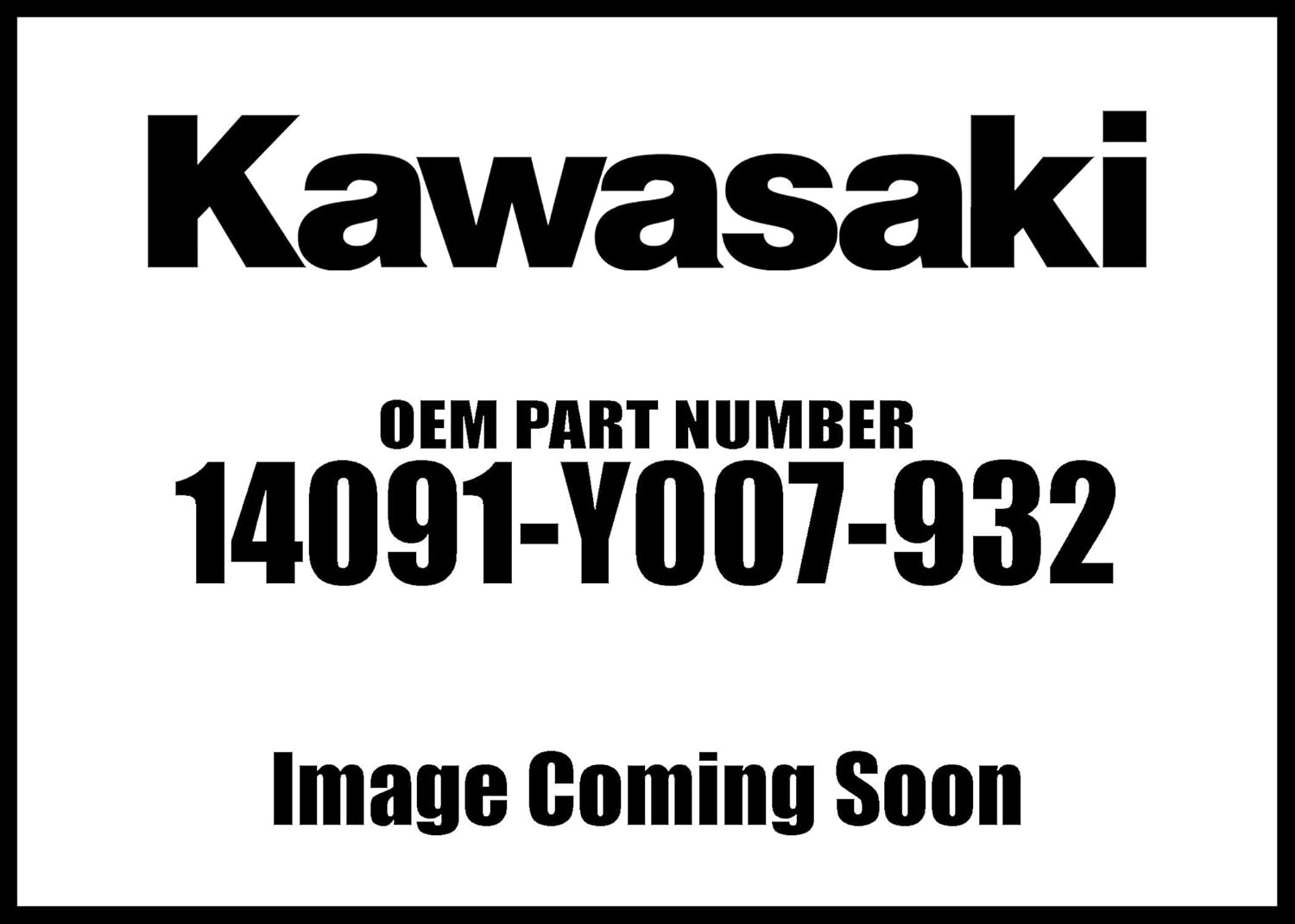 Kawasaki 2007-2020 Kfx50 Kfx90 Cover Front B White 14091-Y007-932 New Oem