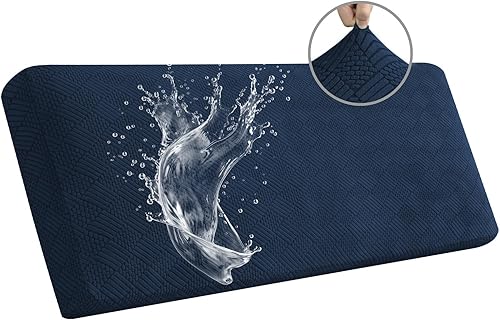 Miniatura 29 de Easy-Going Fundas de cojín impermeables para sofás y sofás, funda de asiento de sofá de jacquard elástica de repuesto para perros, mascotas y niños,