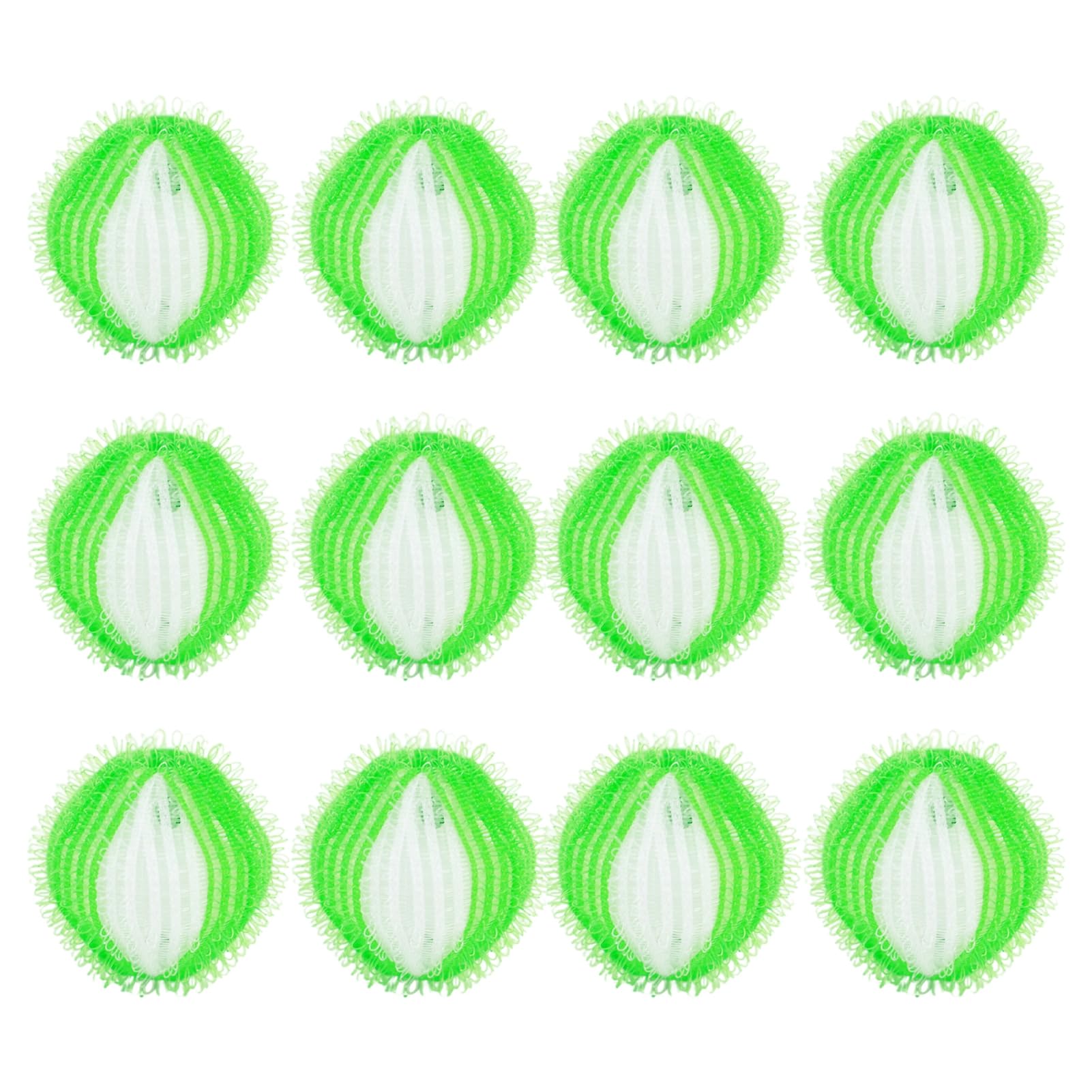 Laundry Balls, Tumble Dryer Accessories, 12Pcs Reusable Anti-Hair Clothes Catching Washing Filter Balls, Hair Filter Tool for Clothing, Linen and Bedding N