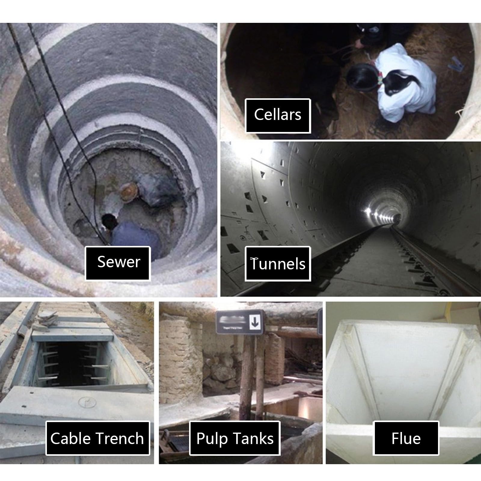 Sewer Lifting Tripod Kit, Confined Space Tripod with Self-Lock Device & Safe Belt, Fire Rescue Tripod for Access Manhole/Sewage Wells/Tunnel(1200lbs winch kit)