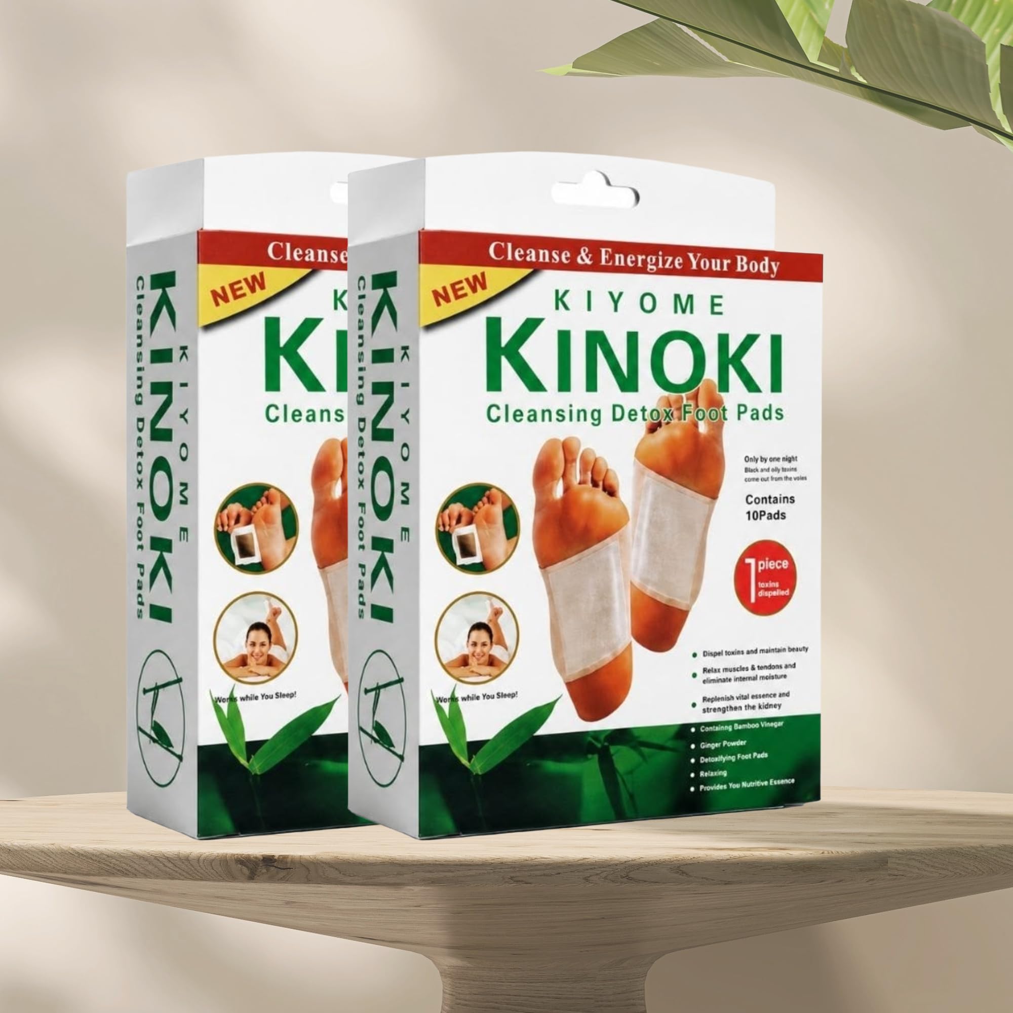 Foot patch Herbal And Gentle Ingredient Detox Foot Pads, Natural Ingredients for Sleep Aid, Pain Relief, Toxin Removal with Bamboo Vinegar and Acupoint Micro-Massage Technology (Pack Of 2)-picture-25