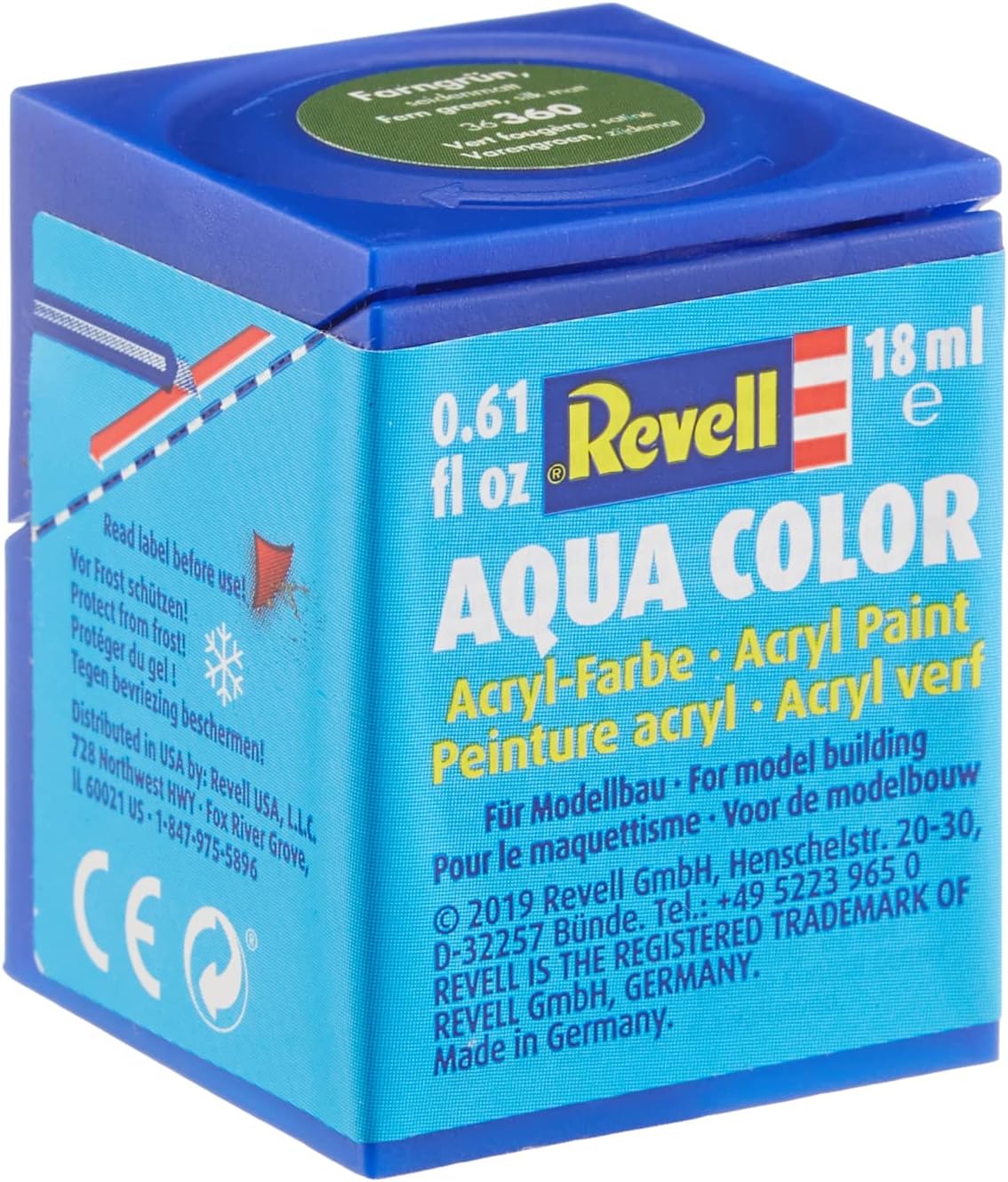 Aqua Color Acrylic Paint Fern Green Silk 18ml