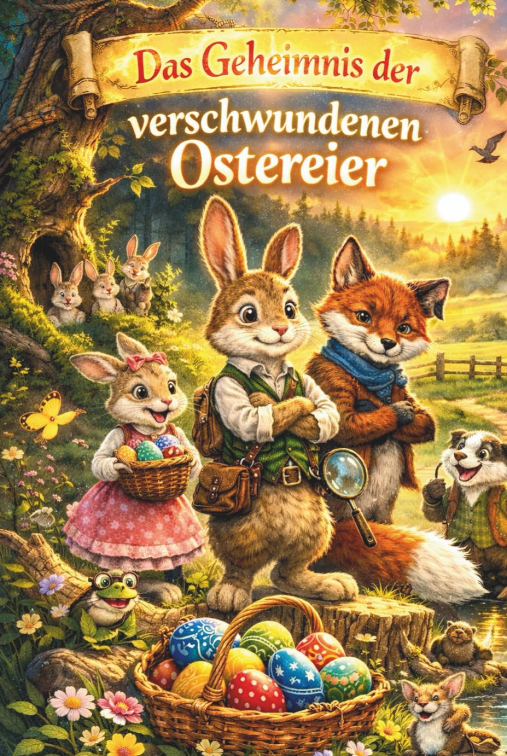 Osterkrimi für Kinder: Das Geheimnis der verschwundenen Ostereier: Detektivgeschichte mit Rätseln