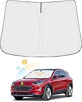 Vista 1 de Parasol para parabrisas para Ford Escape 2020-2025 2026, accesorios gruesos de 6 capas plegables para ventana delantera, protector de visera solar