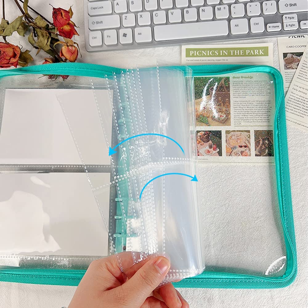 Buste Trasparenti A5 Per Foto E Cartoline - 30 Pezzi Con Fori Per Raccoglitore - Foto 13