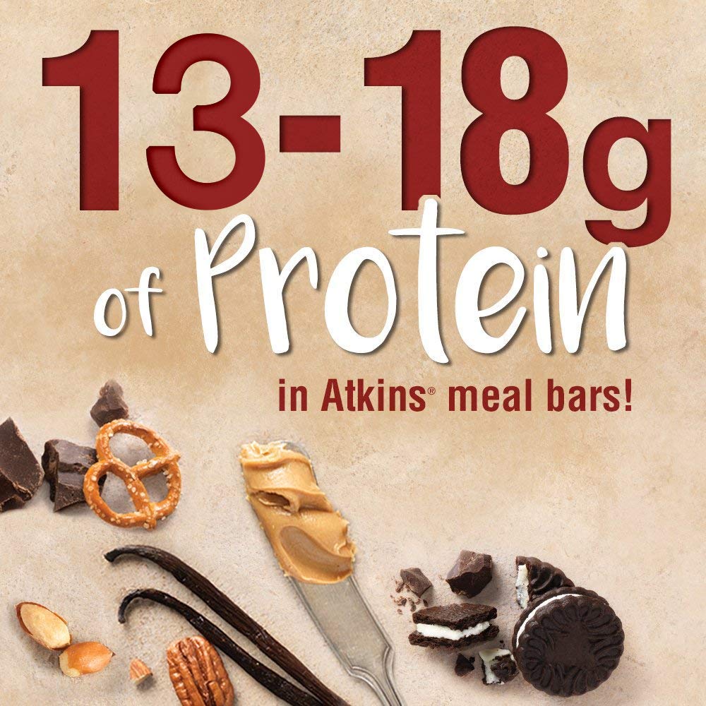 Atkins Protein Meal Bar, Blueberry Greek Yogurt, 5 Count