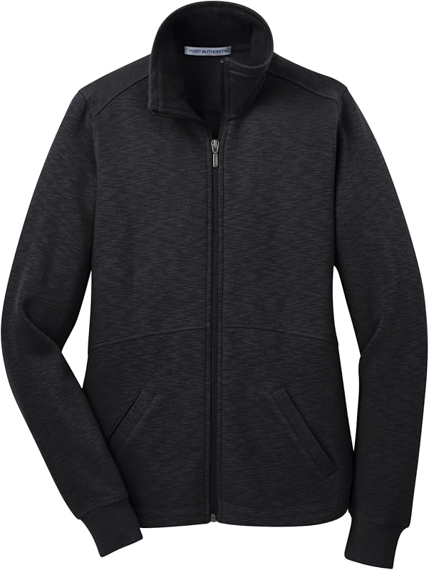 Ladies Slub Fleece Full-Zip Jacket