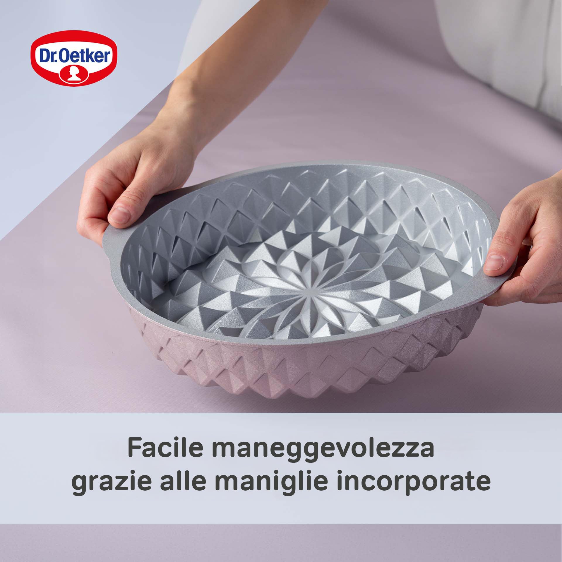 Stampo Ciambelle Dr Oetker Tradition - 12 Impronte Da 4,5cm, Acciaio Antiaderente, Max 230&deg;C