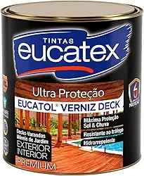 Verniz Deck Madeira Eucatol Semibrilho Eucatex 900ml Natural