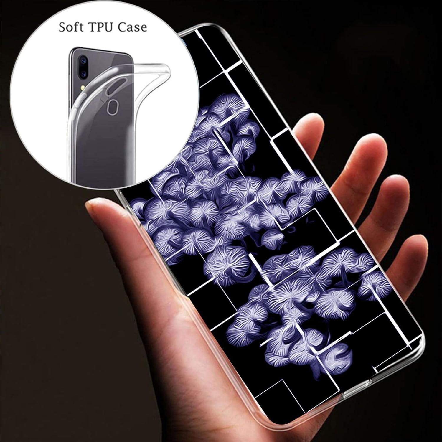 for Doogee DK10 Phone Case with [1 Pack] Screen Protector, Clear Soft Silicone TPU Protective Case, Anti-Fall Ultra-Thin Bumper Case for Doogee DK10 (6.67") - XT19