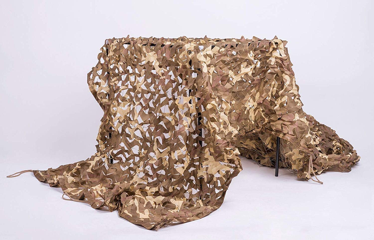 NINAT Rete Mimetica reticolato da Camuffamento Militare Camouflage Net per Caccia Decorazione Ombra Nascondersi Coperture 1x2M,2x3M,1.5x4M,2x5M,2x6M,2x8M,3x3M,3x6M,4x5M,4x6M,5x5M,6x6M