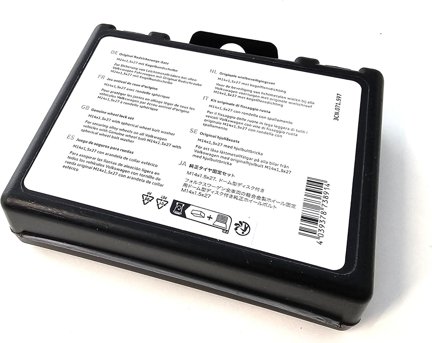 Volkswagen 3CN071597 Bolts Anti-Theft Wheel Rim Lock