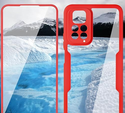 Miniatura 6 de ZHOUDSAEIFD Funda compatible con Xiaomi Poco X3X3 NFCX3 Pro, protección de cuerpo completo de 360 grado militar TPU a prueba de golpes con protector