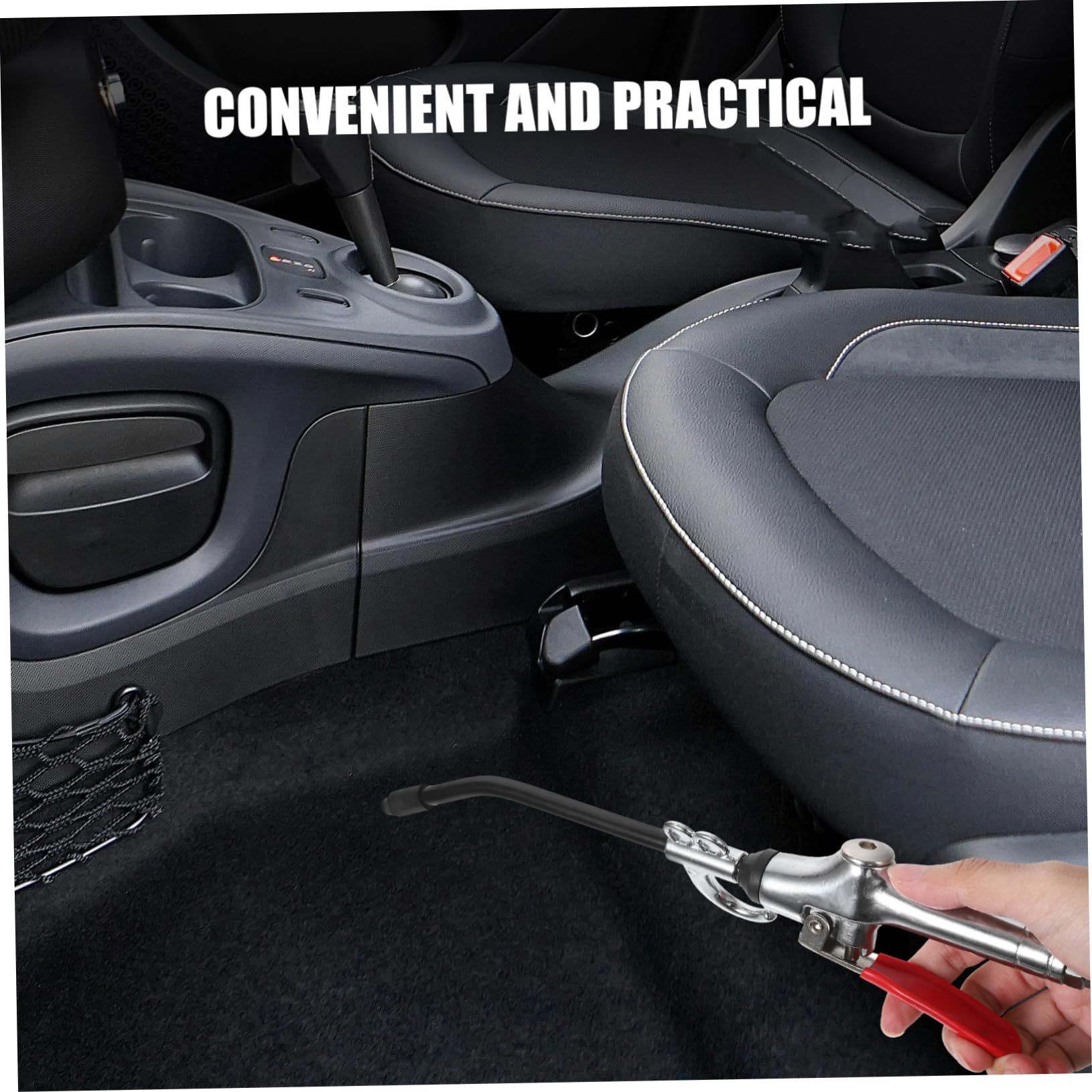 Gatuida 5pezzi Compressore Aria Professionale Con Ugello Per Soffiaggio Accessorio Per Pulizia Interni Auto e Altro Alta Pressione Sicurezza Antiscottatura Flusso Aria Potente