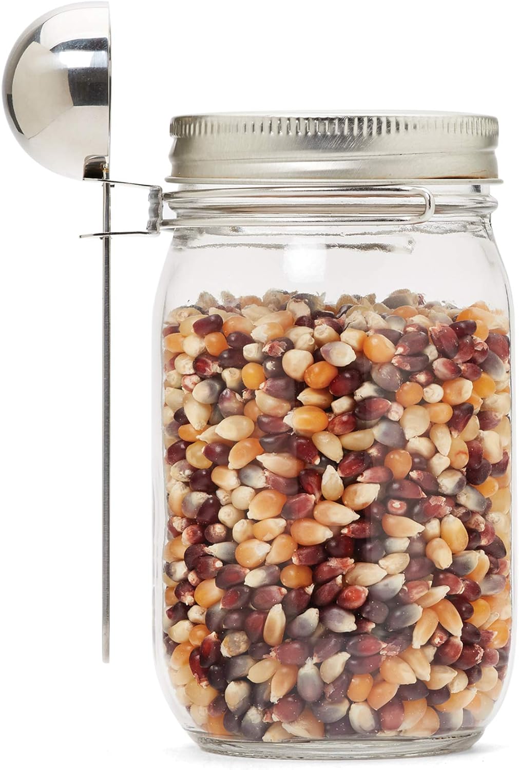 Jarware 82655 Stainless Steel Regular-Mouth Coffee Scoop, Metallic, 1 Tablespoon, Stainless Steel