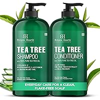 Vista 17 de Botanic Hearth Champú de Árbol de Té 8 Fl Oz y Acondicionador 4 Fl Oz Con Aceite de Árbol de Té 100% Puro, Para Cuero Cabelludo con Picazón
