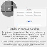 Dell 16 x DC16255 AMD Ryzen 7 250 16" 2K (1920x1200) Anti-Glare AMD Radeon 16GB DDR5 RAM 1TB SSD Windows 11 Home AZERTY Backlit Keyboard - Carbon Black - 7