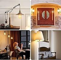 Vista 8 de ST19/ST58 LED Edison Bulbs, Warm White 2700K Vintage Light Bulbs, E26 6W Led Bulb Dimmable 600LM, Antique Decorative Filament LED Bulb for Bedroom