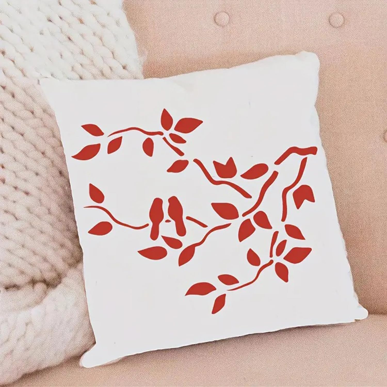 9 Pcs Birds Stencils for Painting Reusable Plastic 5×6 Inch Bird On Branch Stencils Drawing Templates for Crafts DIY Wall Canvas Notebook Knit Card Wood image 4