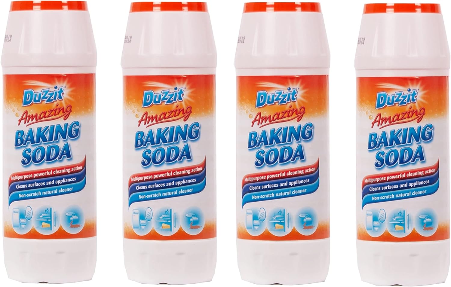 4 x Baking Soda Multipurpose Natural Cleaner Powerful Stain Remover