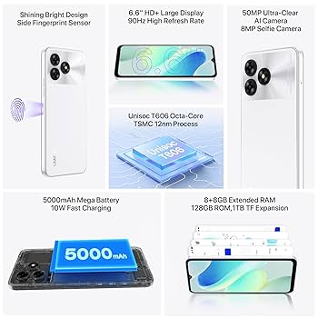 【中古美品】UMIDIGI G5A スマートフォン 本体 Amazon | UMIDIGI G5 スマホ 16GB RAM+128GB ROM 1TBまで拡張