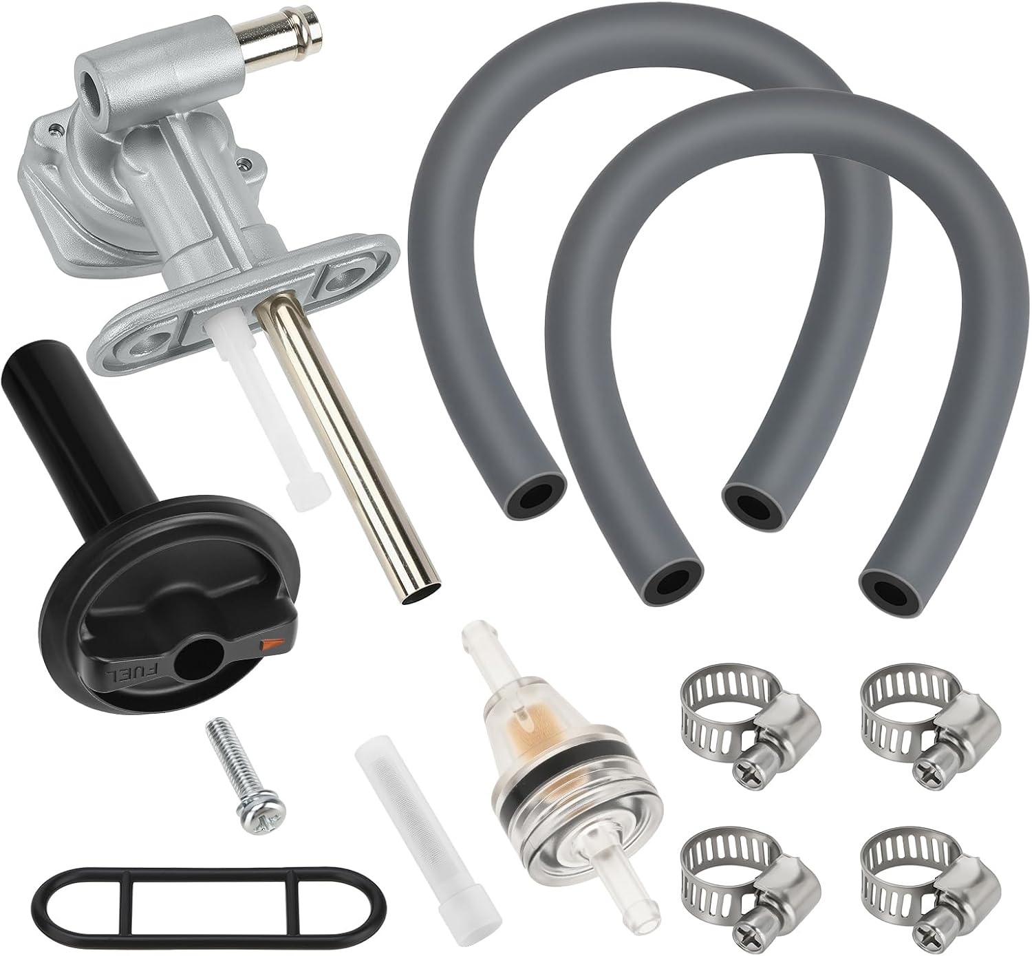 JAVIK Fuel Valve Petcock With Lever For Yamaha Grizzly 350 660 Bruin 350 2002-2014 O.E.M# 5KM-24500-10-00 1NS-F4524-00-00