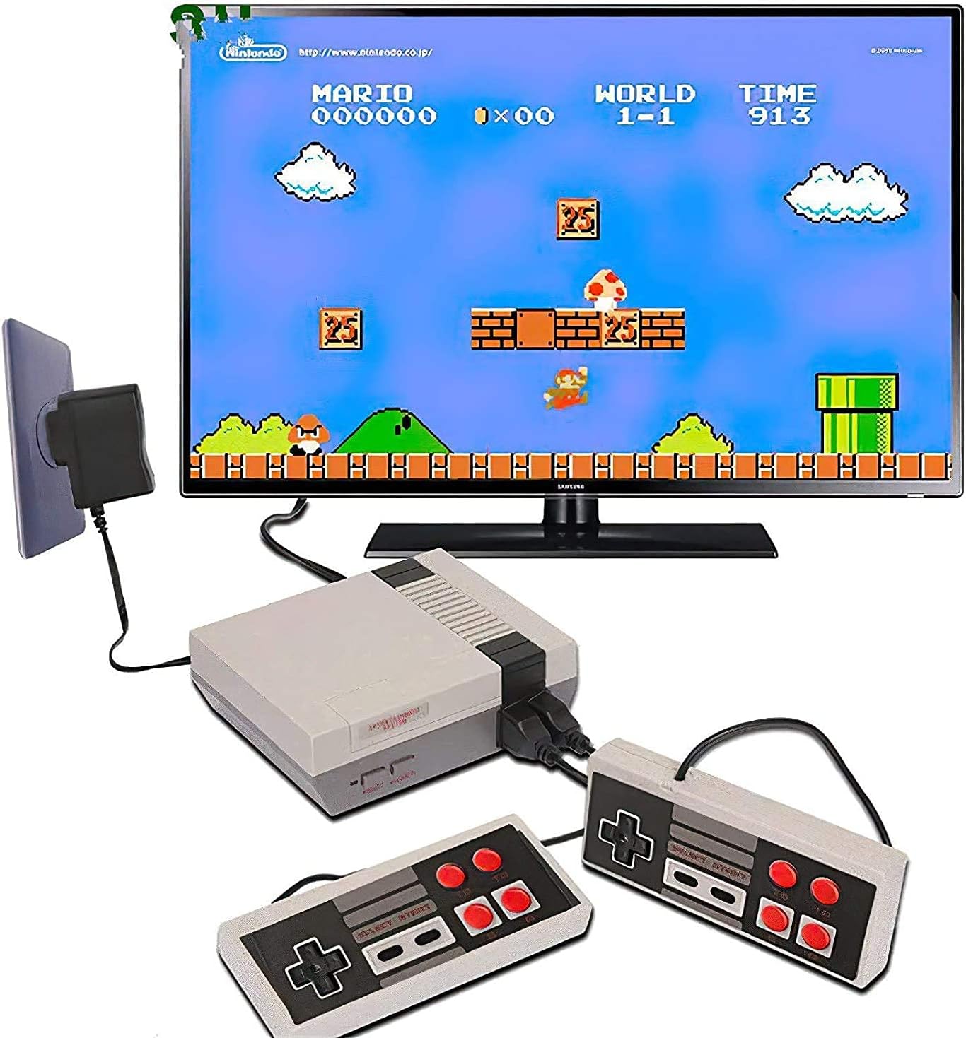 GSH Pre-Installed 620 Games Mini TV Game Console |Gaming Player AV Output Game Console |Video Game Gifts to Kids (Cartridge not Required) | Plug and Play Game, Grey [Game_boy_Advance]