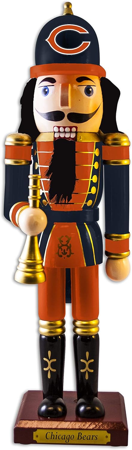 The Memory Company NFL Team Logo Nutcracker Figurine, 14" Tall