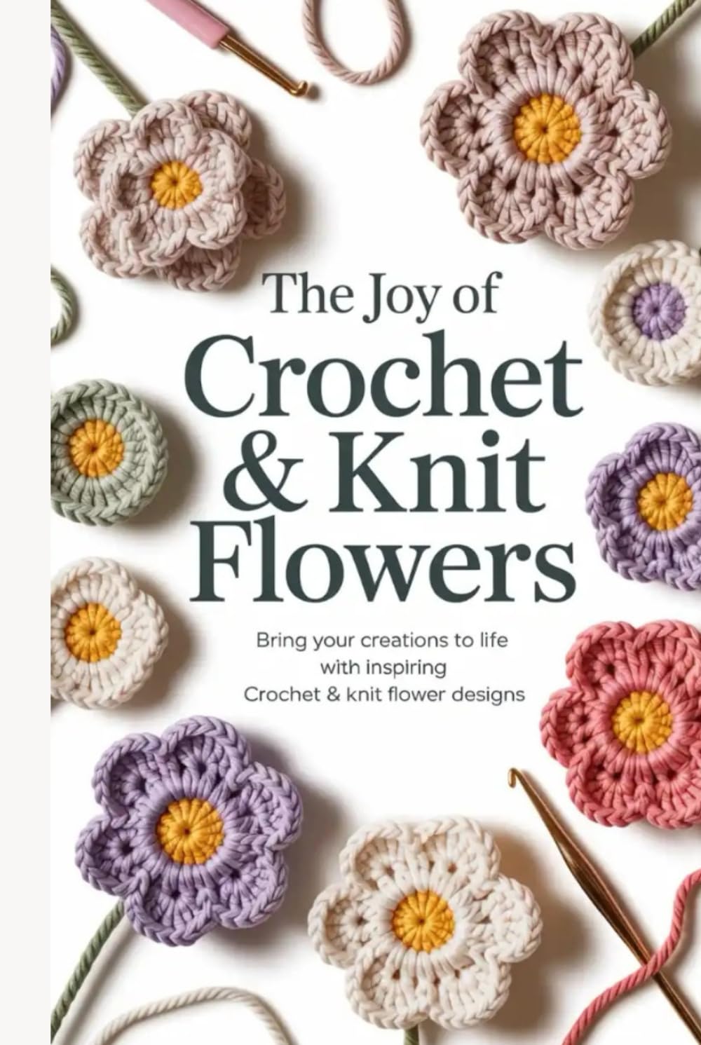 The Joy of Crochet & Knit Flowers: Bring Your Creations to Life with Inspiring Crochet & Knit Flower Designs