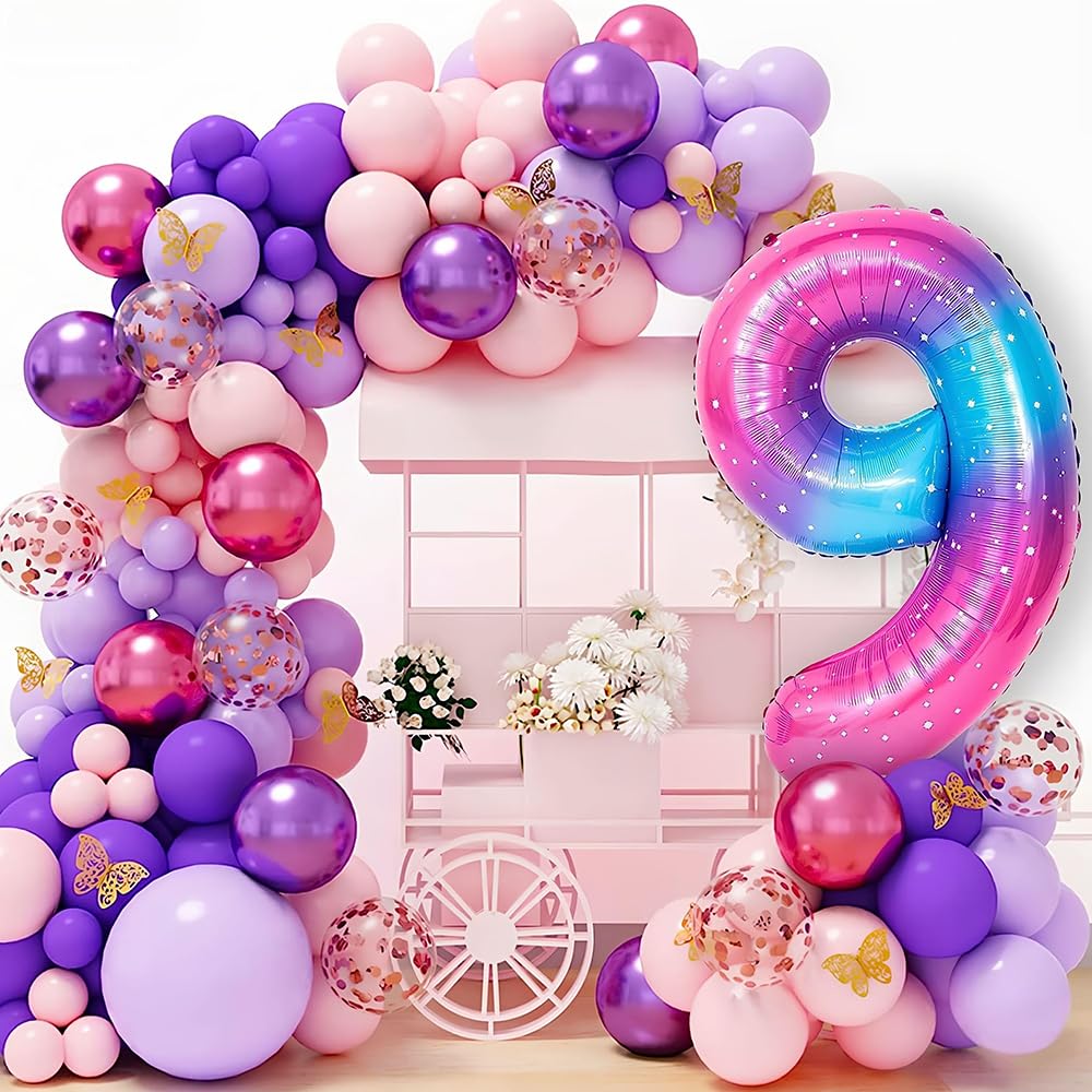 Foil Globo Número 5 Azul 40" (101cm), Inflable Helio o aire, Gigante Numeros 0-9, 10-19, 20-29, 30-100, Grande Globos Decoración para La Boda Aniversario y Cumpleaños Fiestas — view 477