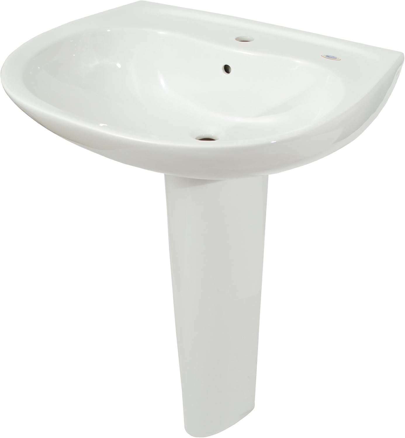 Toto LPT242G#01 Prominence Cotton One Hole Lav and Ped with Sanagloss