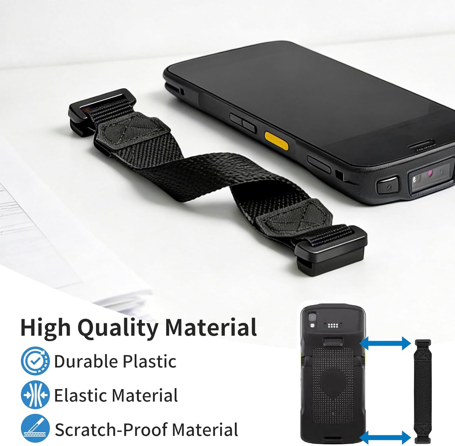 10PCS TC22 Hand Strap Replacement SG-TC2L-HSTRP1-01 for Zebra TC22 TC27 Handheld Mobile Computer Barcode Scanner Hand Strap Barcode Scanner Handle Strap TC27 Handstrap